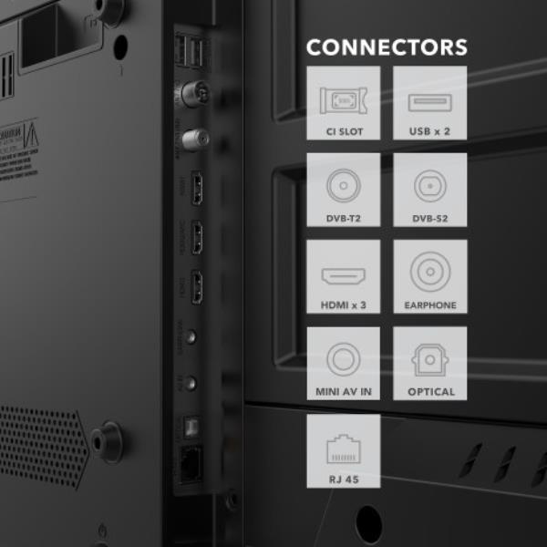 TV Smart Tech 32" HD Smart Vidaa - immagine 4