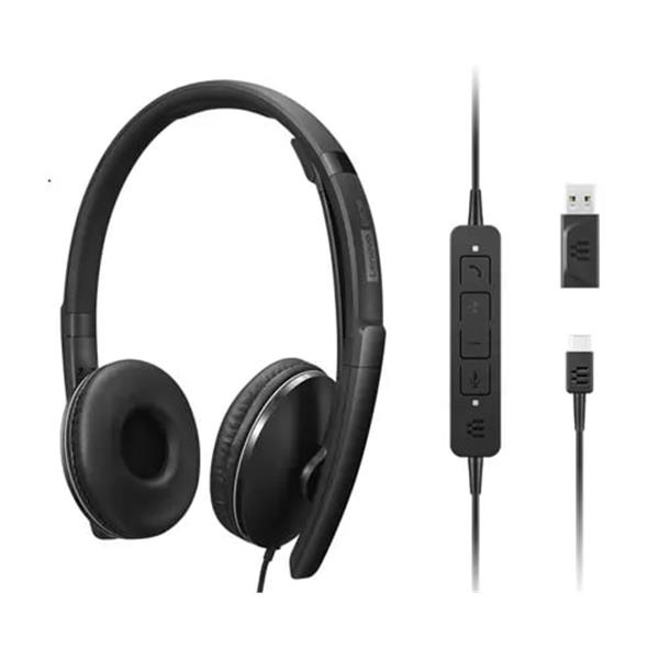 Cuffie Professionali Lenovo Wired ANC Headset Gen2 USB-C per UC/Zoom