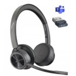 Cuffie Professionali Poly HP Voyager 4320 USB-A con Microfono e Noise Canceling