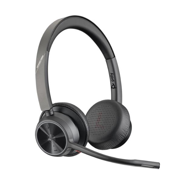 Cuffie Professionali Poly HP Voyager 4320-MS con BT700 e Base Ricarica - immagine 5