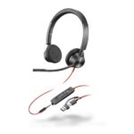 Cuffie Professionali Poly HP Blackwire 3325 USB-C/A + AUX 3.5mm Noise Canceling