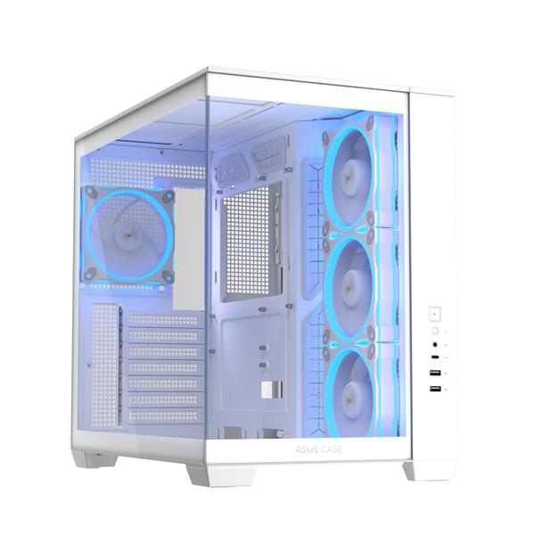 Cabinet Asus A32 PLUS TG ARGB White Midi-Tower