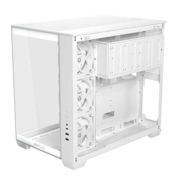 Cabinet Asus A32 PLUS TG ARGB White Midi-Tower - immagine 8