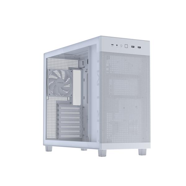 Cabinet Asus Prime AP303 TG White Mini-Tower