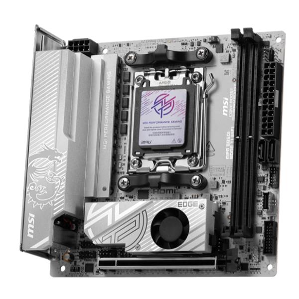 Motherboard MSI MPG B850I Edge Ti WiFi Mini-ITX AM5 DDR5 - immagine 3