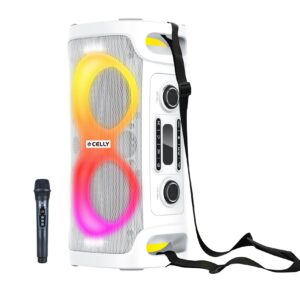 Speaker Celly WRL 45W Microfono Integrato Batteria 3600mAh Bianco