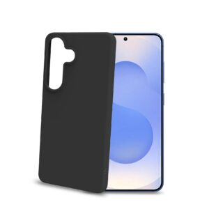 Celly CROMO - Cover in morbido TPU con finitura soft touch colore nero compatibile con Samsung Galaxy S26 5G - Cover