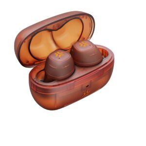 Auricolari Wireless Celly Transparent TWS Turquoise USB-C