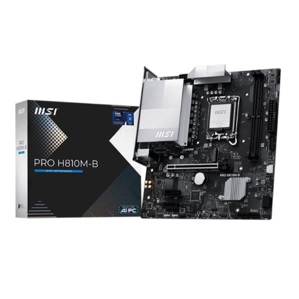 Motherboard MSI PRO H810M-B Micro-ATX LGA1851 DDR5 2.5G LAN