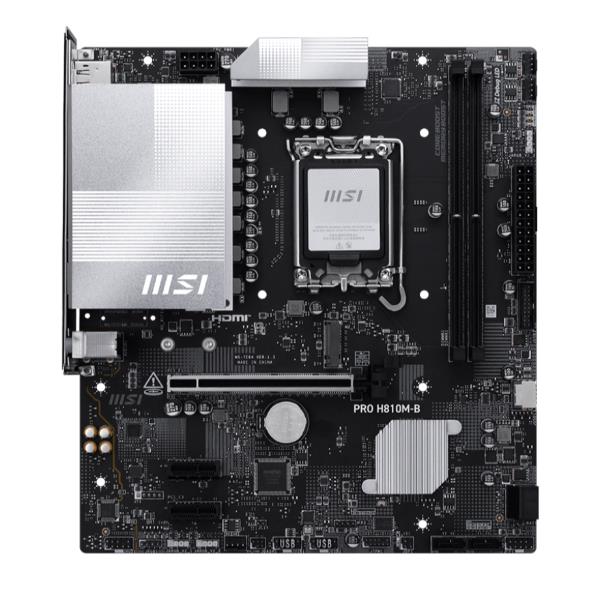 Motherboard MSI PRO H810M-B Micro-ATX LGA1851 DDR5 2.5G LAN - immagine 3