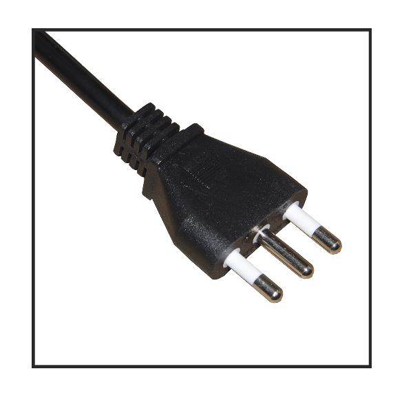 Multipresa Bulk 4 Prese con Interruttore Cavo 1.5m Nero