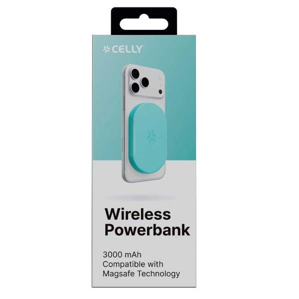 Power Bank Celly MINIMAG PB 3000 91g Ricarica Portatile - immagine 2