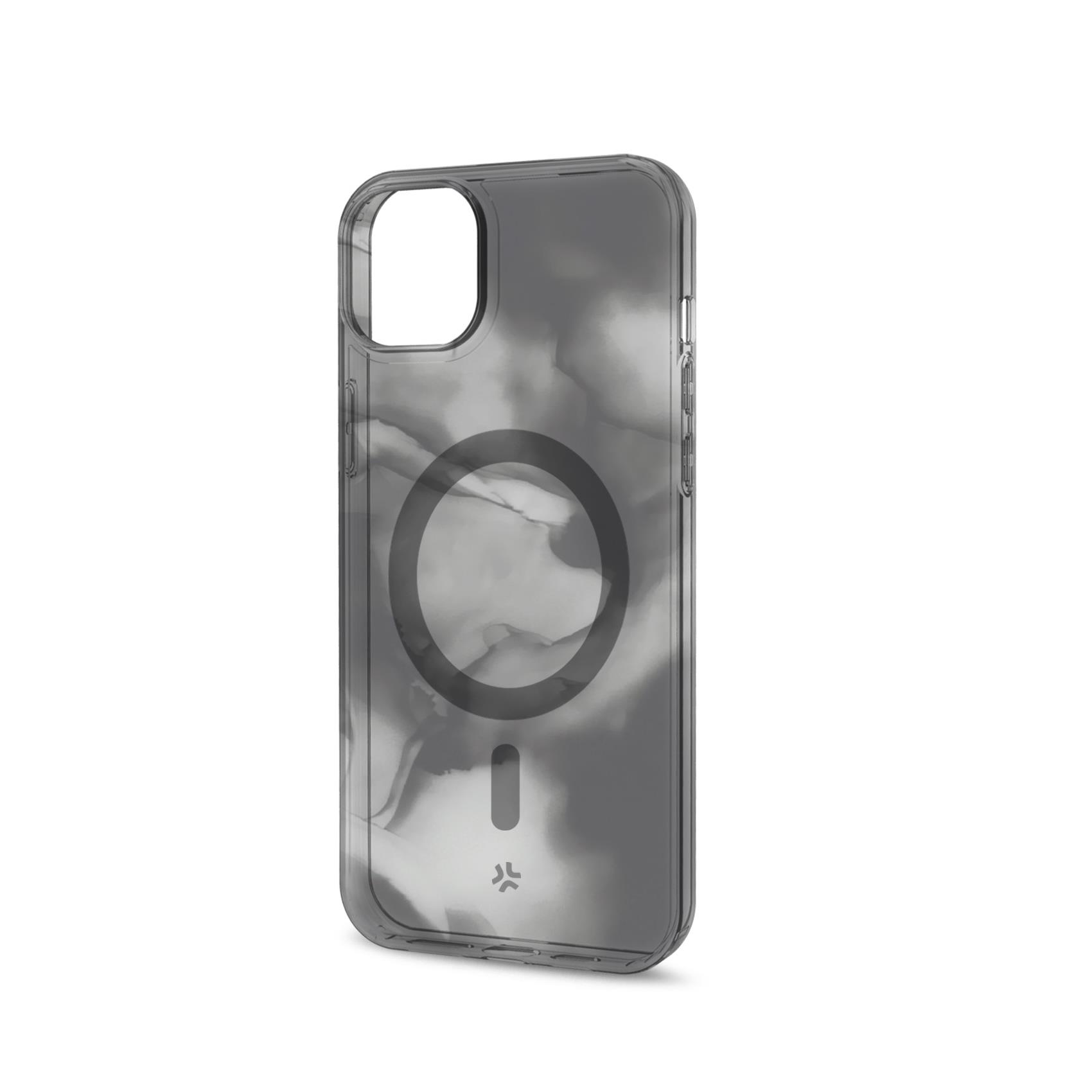 Cover Celly MagShades per iPhone 15 Trasparente Nero - immagine 2