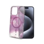 Cover Celly MagShades iPhone 15 Pro Trasparente Viola