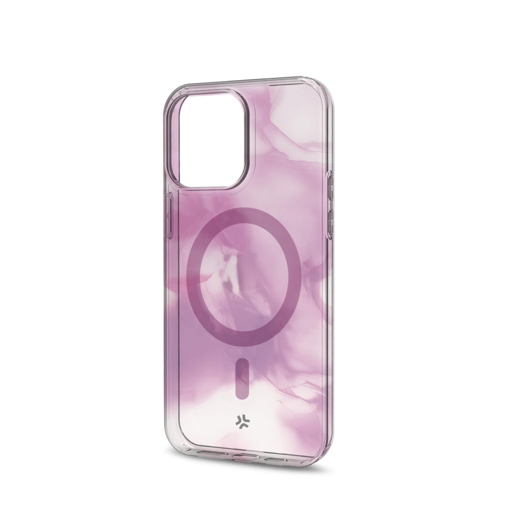 Cover Celly MagShades iPhone 15 Pro Trasparente Viola - immagine 3