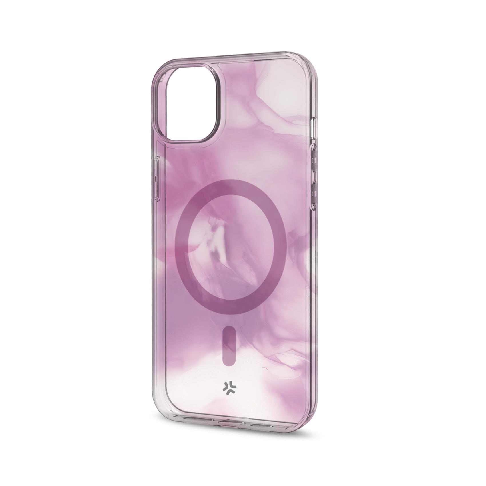 Cover Celly MagShades iPhone 15 Plus Trasparente Viola - immagine 3