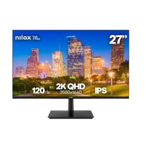 Nilox MONITOR 27 IPS 120HZ HDMI DP 2K 4MS - Monitor Desktop