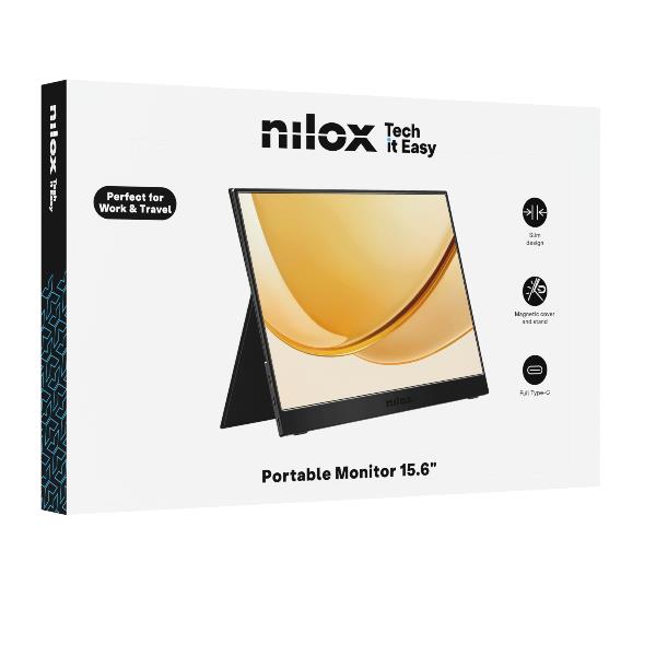 Monitor Portatile Nilox 15.6" Full HD IPS 60Hz HDMI - immagine 8
