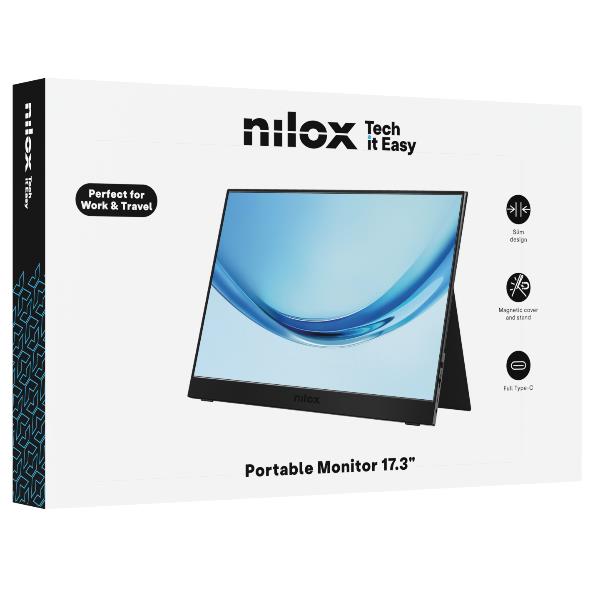 Monitor Portatile Nilox 17.3" Full HD IPS 60Hz HDMI - immagine 6