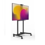 Carrello Mobile per TV ITB Solution CARRELLO 800 600 con 2 Mensole fino a 98″ 90kg