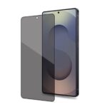 Celly PRIVACY FULL GLASS – Vetro 9H con effetto Privacy e bordo colorato nero compatibile con Samsung Galaxy S26 Ultra 5G – Proteggi schermo
