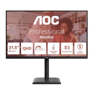 Monitor AOC 32" IPS 2K 100Hz Pivot Altezza Regolabile