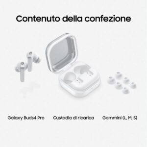 Samsung GALAXY BUDS4 PRO WHITE - Cuffie e Auricolari
