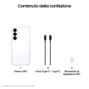 Samsung GALAXY S26+ 12+256GB WHITE - Smartphone