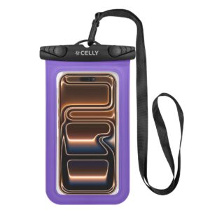 Custodia Impermeabile Celly SPLASHBAG26 per Smartphone fino a 7" IPX8