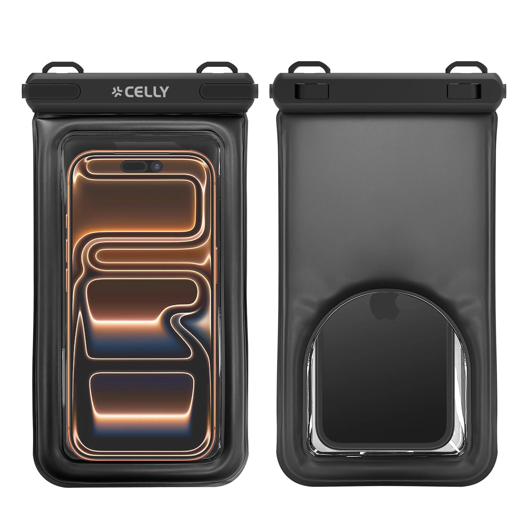 Custodia Impermeabile Celly SPLASHBAGFL per Smartphone fino a 6.9" Galleggiante - immagine 5