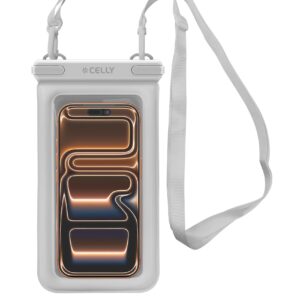 Custodia Impermeabile Celly SPLASHBAGFL per Smartphone fino a 6.9" Galleggiante