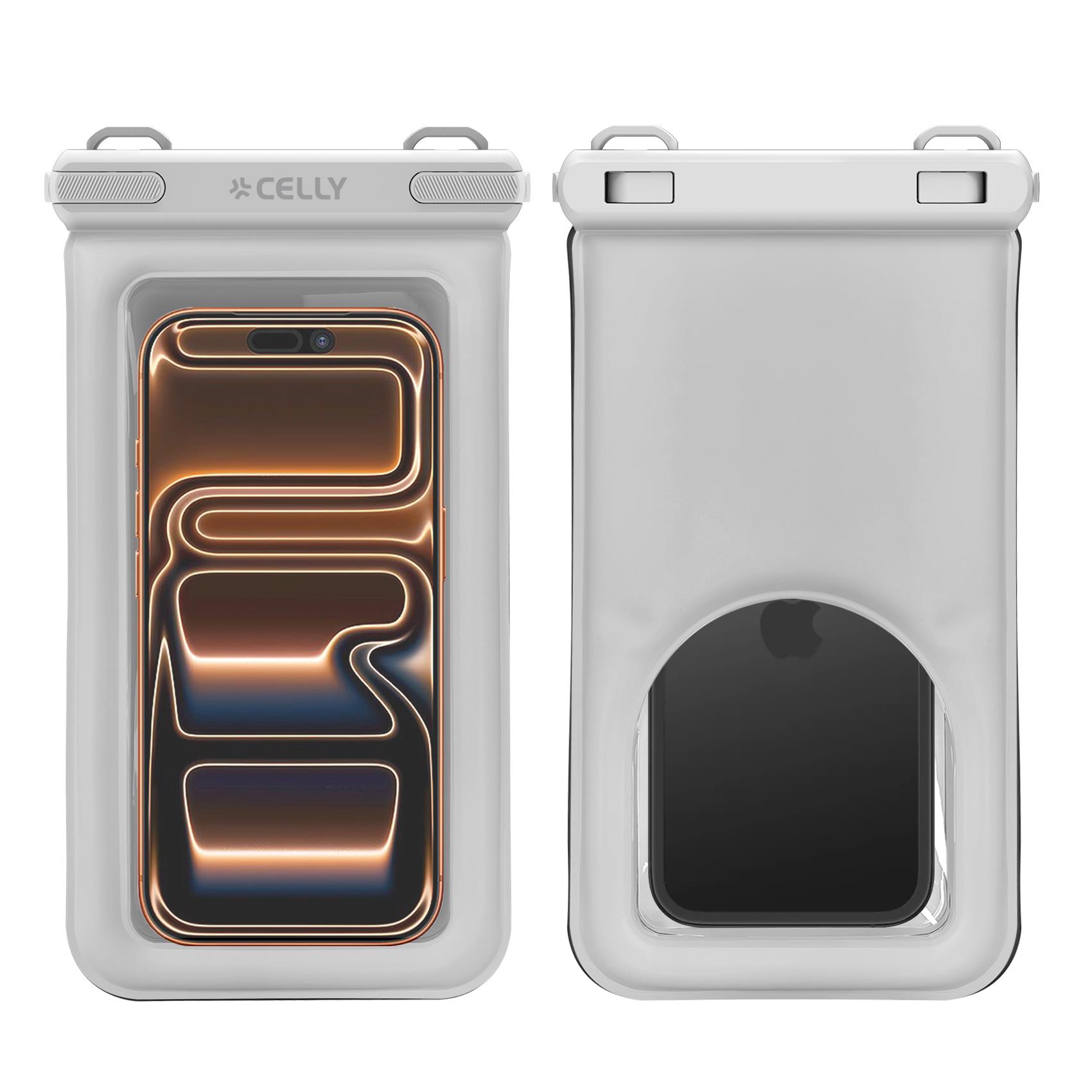 Custodia Impermeabile Celly SPLASHBAGFL per Smartphone fino a 6.9" Galleggiante - immagine 5