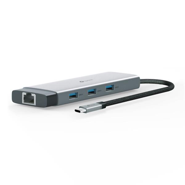 Hub USB TP-LINK UH9120C 4 Porte Type-C Grigio - immagine 2