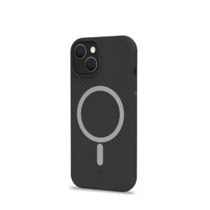 Cover Celly ULTRAMAG per iPhone 15 Nero TPU Policarbonato