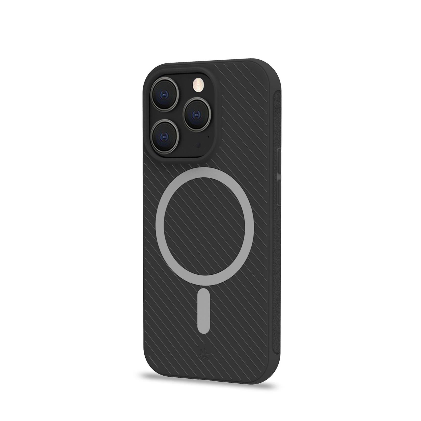 Cover Celly Ultramag per iPhone 15 Pro Max TPU Policarbonato Nero