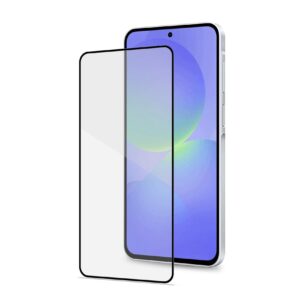 Celly FULLGLASS - Vetro 9H con bordo colorato nero compatibile con Samsung Galaxy A37 5G - Proteggi schermo