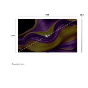 LG 97 OLED EVO G5 4K UHD WALL WEBOS25 - TV e Hotel TV