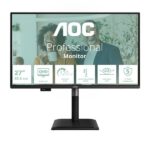Monitor AOC 27″ IPS 120Hz 2560×1440 Regolazione Altezza
