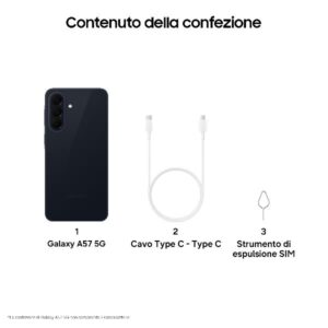 Samsung GALAXY A57 8+128GB NAVY - Smartphone