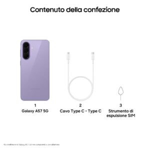 Samsung GALAXY A57 8+256GB LILAC - Smartphone