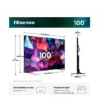 Hisense 100 E7S PRO QLED 4K ULTRA HD SMART VIDAA REFRESH RATE 144HZ – TV e Hotel TV