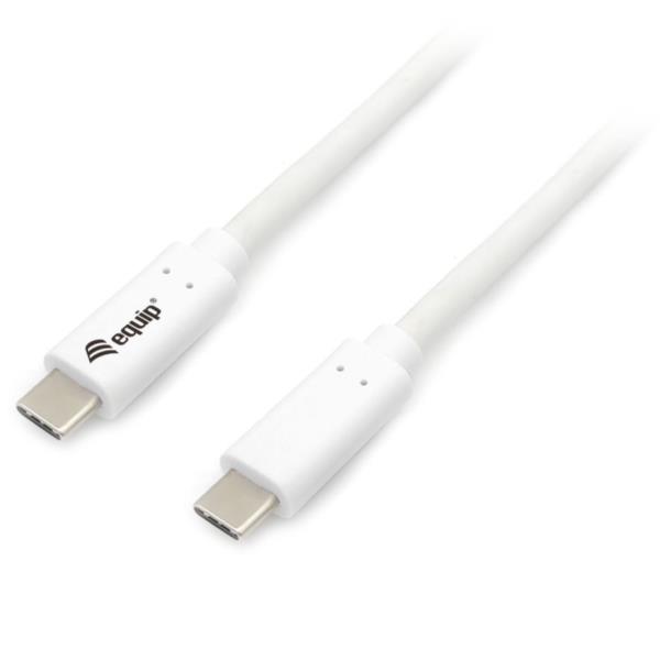 Cavo USB-C EQUIP USB 3.2 Gen 1 PD 60W 0,5m Bianco - SKU: 128365 - Immagine 2