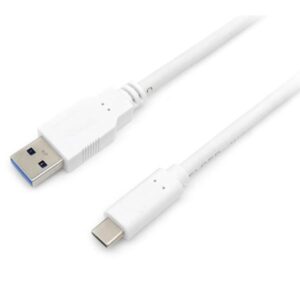 Cavo USB-C USB-A 0.5m EQUIP USB 3.2 Gen1 5Gbps Bianco - SKU: 128366