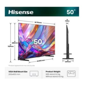 Hisense 50 E79S QLED 4K ULTRA HD SMART VIDAA - TV e Hotel TV