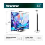 Hisense 55 A79S QLED 4K ULTRA HD SMART VIDAA – STAND CENTRALE – TV e Hotel TV