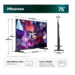 Hisense 75 E79S PRO QLED 4K ULTRA HD SMART VIDAA REFRESH RATE 144HZ – TV e Hotel TV