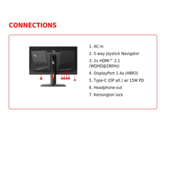 MSI MAG 271QP QD-OLED X28 - Monitor Desktop - SKU: 9S6-3CF19T-001