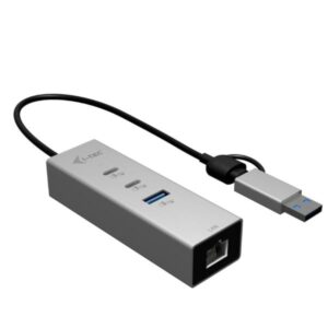 I-Tec HUB 3 (2X USB-C 1X USB-A) LAN - HUB