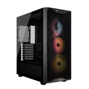 Corsair 3200D RS ARGB MID-TOWER CASE, BLACK - CABINET