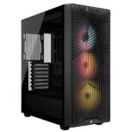 Corsair 3200D RS ARGB MID-TOWER CASE, SMOKE – CABINET
